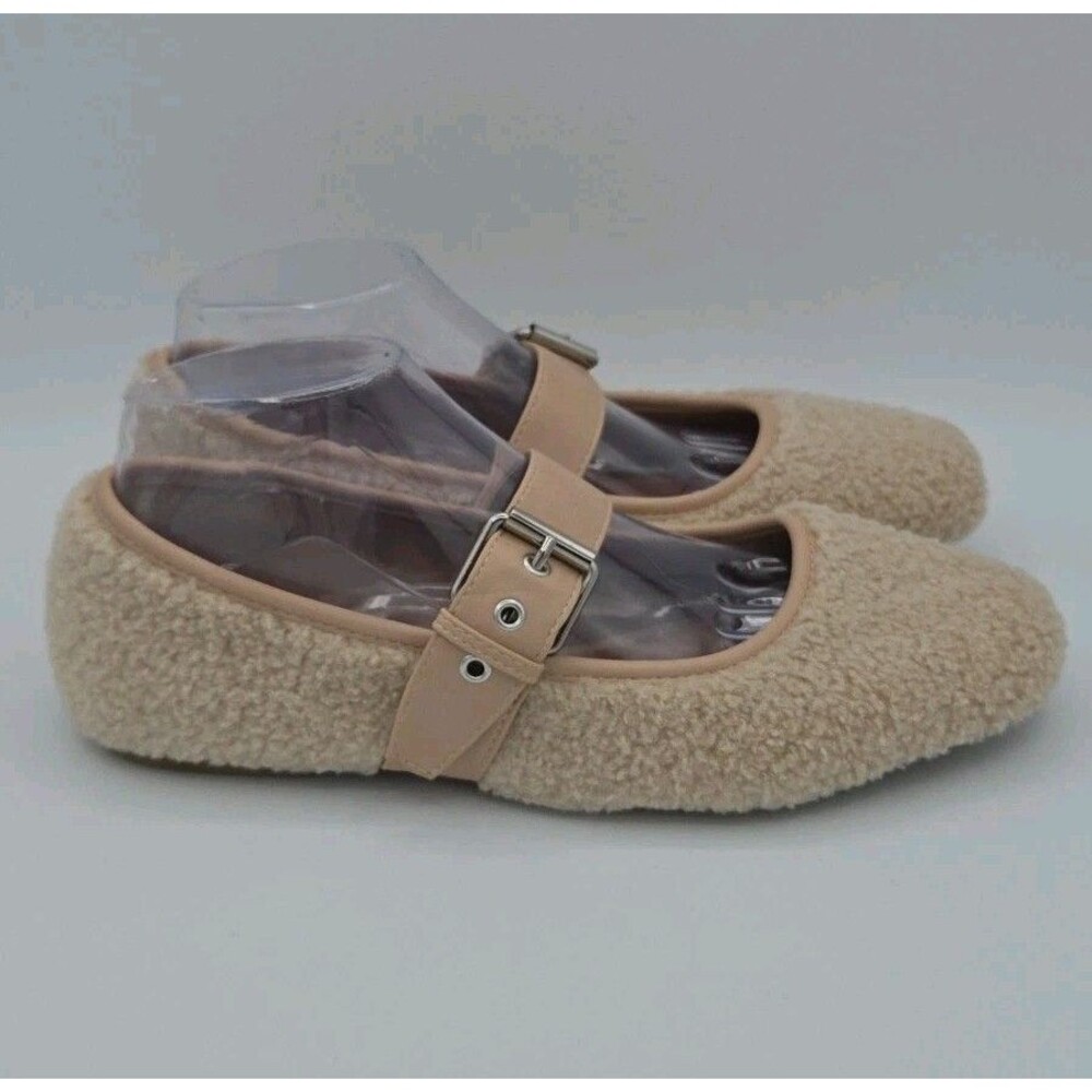 Dolce Vita Mellie Fuzzy Flat Mary Jane Loafers Womens Size 9 EUC - Picture 6 of 9